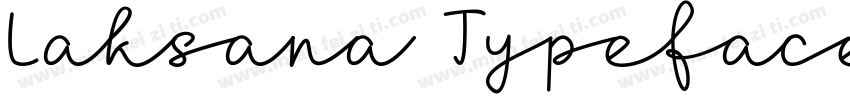 Laksana Typeface It字体转换